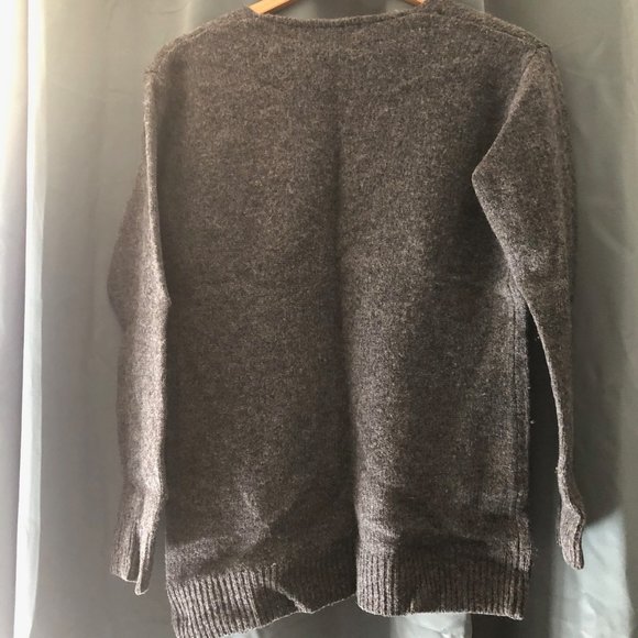 100% Wool Melange V-neck sweater - Picture 2 of 4